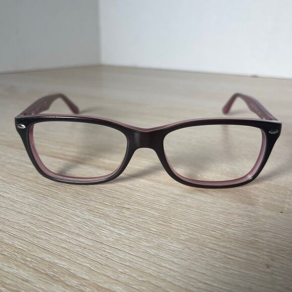 Ray-Ban RB5228 2126 Eyeglasses Red Pink Frames Only 53-17-140 - Picture 2 of 8